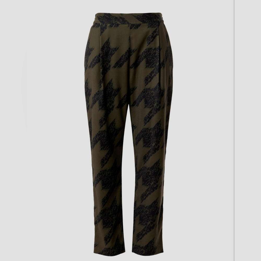 ALL SAINTS | Aleida Houndstooth Toni Tapered Trousers - Picture 11 of 14